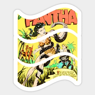 Retro Vintage Comic Fantasy Popart Old Scifi Funny Sticker